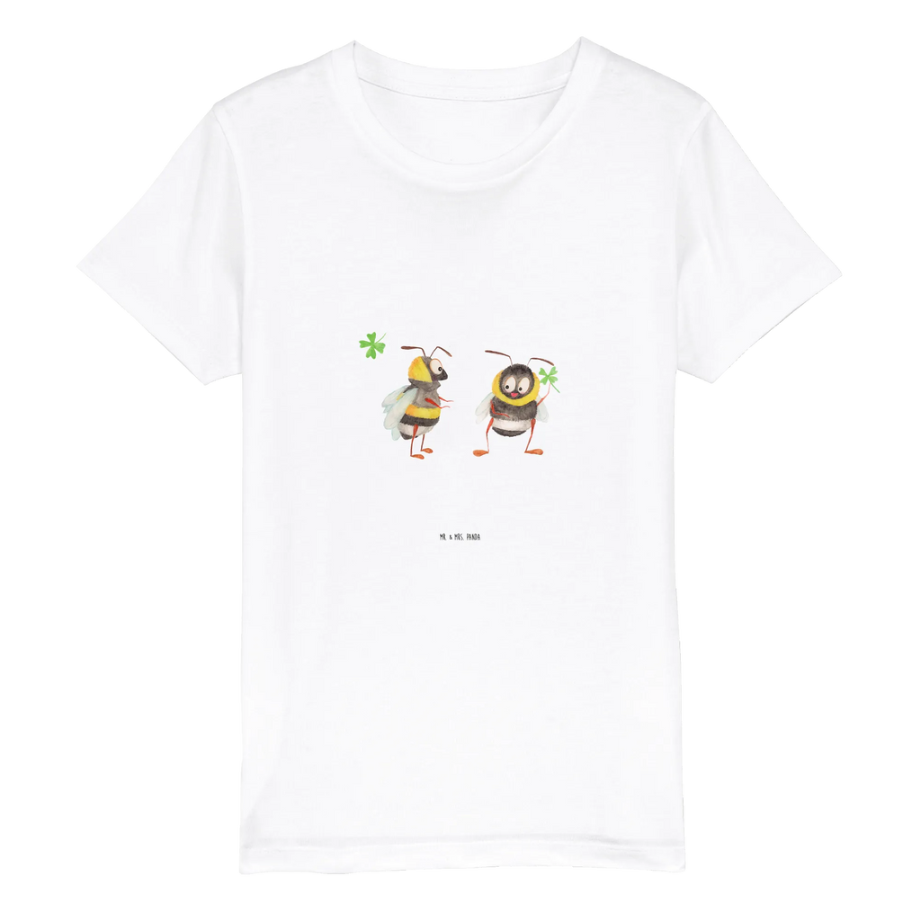 Organic Kinder T-Shirt Hummeln Kleeblatt Kinder T-Shirt, Kinder T-Shirt Mädchen, Kinder T-Shirt Jungen, Tiermotive, Gute Laune, lustige Sprüche, Tiere, Hummel, Biene, Spruch positiv, Biene Deko, Spruch schön, glücklich sein, glücklich werden, Spruch fröhlich