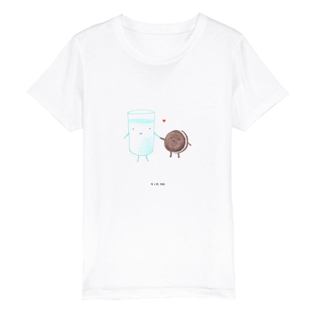 Organic Kinder T-Shirt Milch Keks Kinder T-Shirt, Kinder T-Shirt Mädchen, Kinder T-Shirt Jungen, Tiermotive, Gute Laune, lustige Sprüche, Tiere, Milk, Cookie, Milch, Keks, Kekse, Kaffee, Einladung Frühstück, Motiv süß, romantisch, perfektes Paar