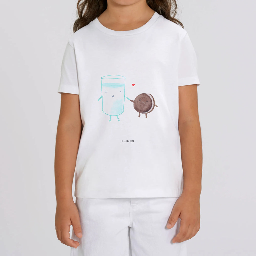 Organic Kinder T-Shirt Milch Keks Kinder T-Shirt, Kinder T-Shirt Mädchen, Kinder T-Shirt Jungen, Tiermotive, Gute Laune, lustige Sprüche, Tiere, Milk, Cookie, Milch, Keks, Kekse, Kaffee, Einladung Frühstück, Motiv süß, romantisch, perfektes Paar