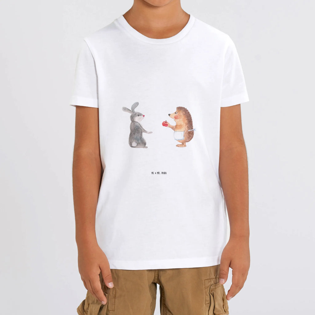 Organic Kinder T-Shirt Hase Igel Kinder T-Shirt, Kinder T-Shirt Mädchen, Kinder T-Shirt Jungen, Tiermotive, Gute Laune, lustige Sprüche, Tiere, Igel und Hase, Igel, Hase, Liebe Spruch, Liebeskummer Geschenk, Herzschmerz, Trösten, Trennungsschmerz, Spruch romantisch