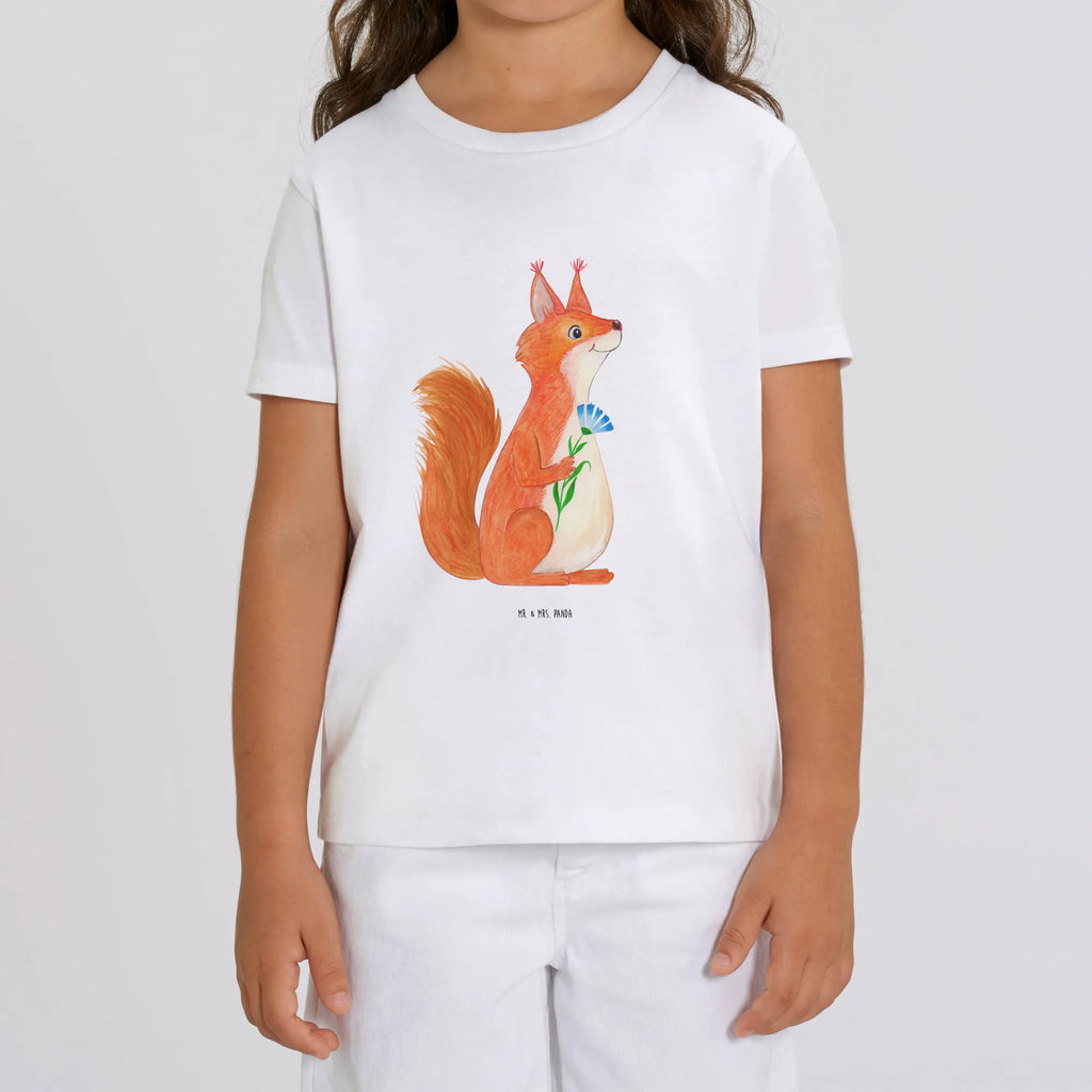 Organic Kinder T-Shirt Eichhörnchen Blume Kinder T-Shirt, Kinder T-Shirt Mädchen, Kinder T-Shirt Jungen, Tiermotive, Gute Laune, lustige Sprüche, Tiere, Eichhörnchen, Eichhorn, Spruch positiv, Lachen, Spaß, Motivation Sprüche, Motivation Bilder, glücklich Spruch, Spruch Deko