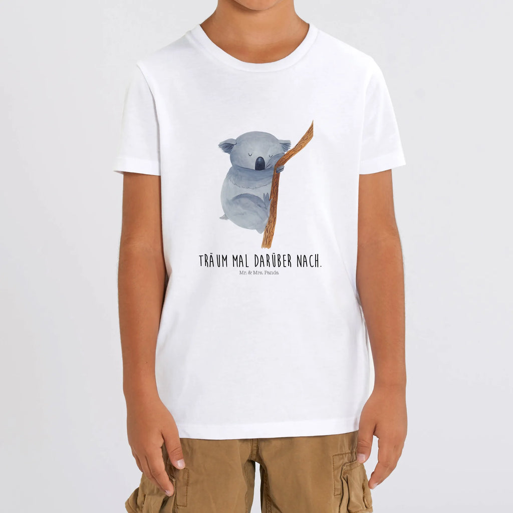 Organic Kinder T-Shirt Koalabär Kinder T-Shirt, Kinder T-Shirt Mädchen, Kinder T-Shirt Jungen, Tiermotive, Gute Laune, lustige Sprüche, Tiere, Koala, träumen, Traum, schlafen, Schlafzimmer, Traumland, Bär, Koalabär