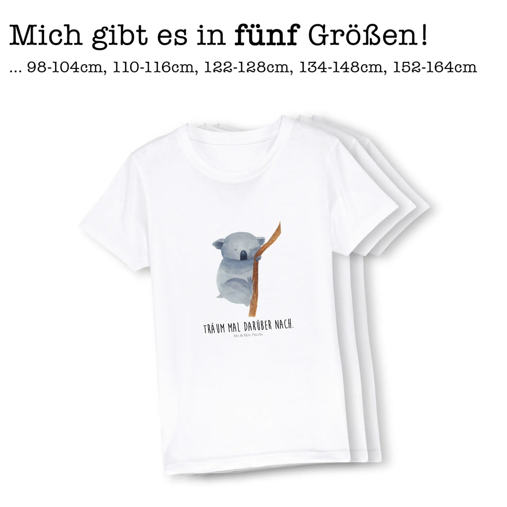 Organic Kinder T-Shirt Koalabär Kinder T-Shirt, Kinder T-Shirt Mädchen, Kinder T-Shirt Jungen, Tiermotive, Gute Laune, lustige Sprüche, Tiere, Koala, träumen, Traum, schlafen, Schlafzimmer, Traumland, Bär, Koalabär