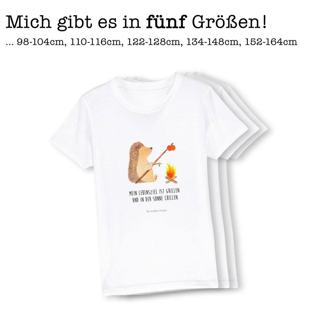 Organic Kinder T-Shirt Igel Grillen Kinder T-Shirt, Kinder T-Shirt Mädchen, Kinder T-Shirt Jungen, Tiermotive, Gute Laune, lustige Sprüche, Tiere, Igel, Grillen, Ziele, Motivation, arbeitslos, Sinn des Lebens, Spruch