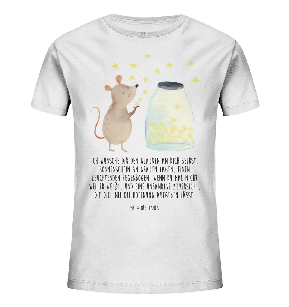 Organic Kinder T-Shirt Maus Sterne Kinder T-Shirt, Kinder T-Shirt Mädchen, Kinder T-Shirt Jungen, Tiermotive, Gute Laune, lustige Sprüche, Tiere, Maus, Sterne, Wunsch, Kind, Taufe, Taufgeschenk, Geburt, Schwangerschaft, erstes Kind, Kindergeburtstag, Geburtstag, Hoffnung, Träume