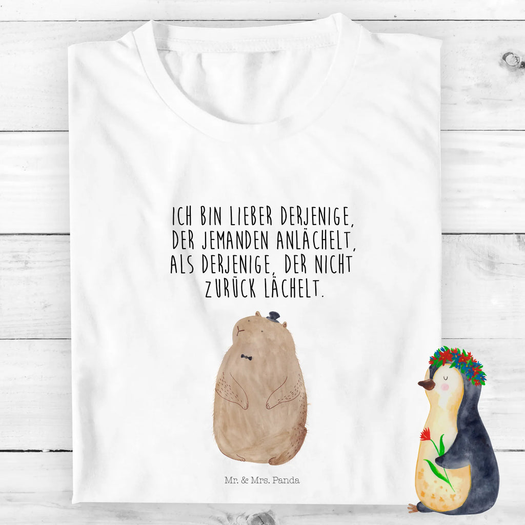 Organic Kinder T-Shirt Murmeltier Kinder T-Shirt, Kinder T-Shirt Mädchen, Kinder T-Shirt Jungen, Tiermotive, Gute Laune, lustige Sprüche, Tiere, Murmeltier, Knigge, Fröhlichkeit, Freundlichkeit, Respekt, Anstand