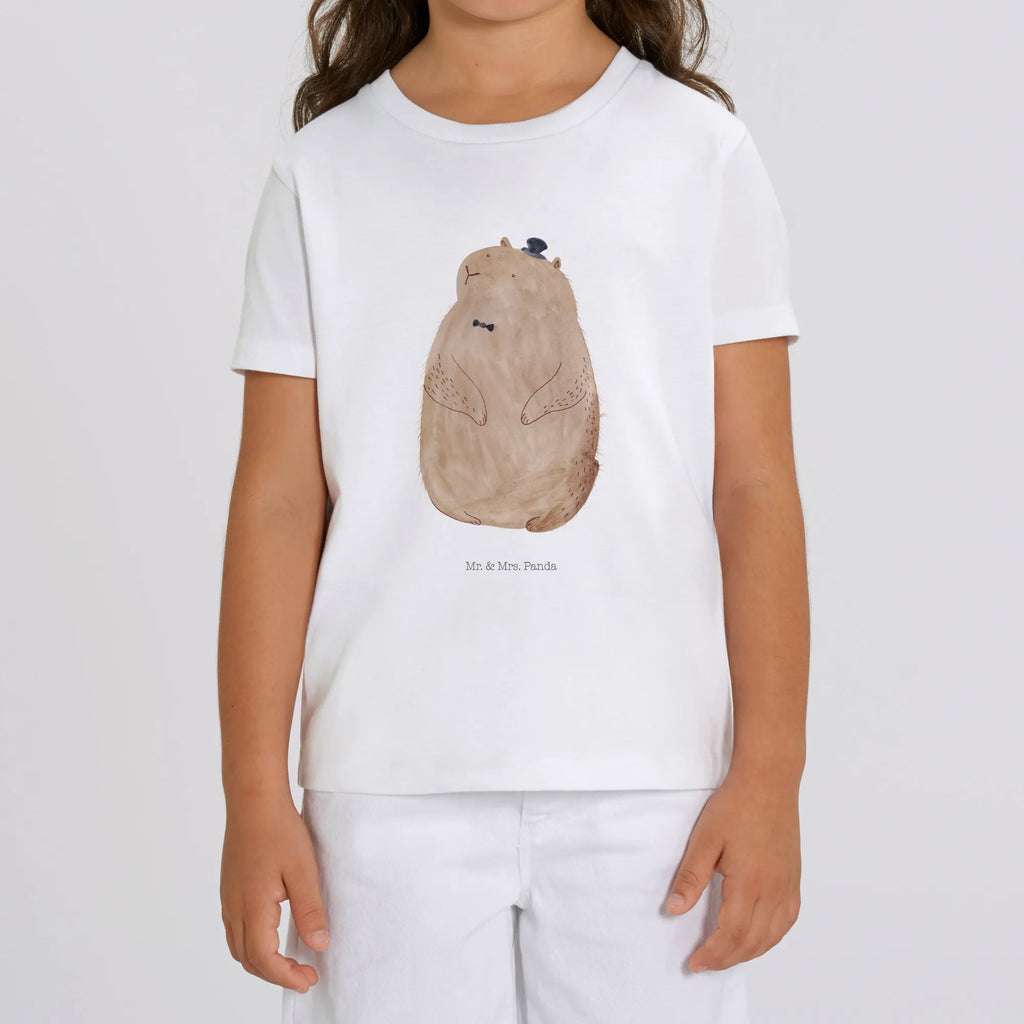 Organic Kinder T-Shirt Murmeltier Kinder T-Shirt, Kinder T-Shirt Mädchen, Kinder T-Shirt Jungen, Tiermotive, Gute Laune, lustige Sprüche, Tiere, Murmeltier, Knigge, Fröhlichkeit, Freundlichkeit, Respekt, Anstand