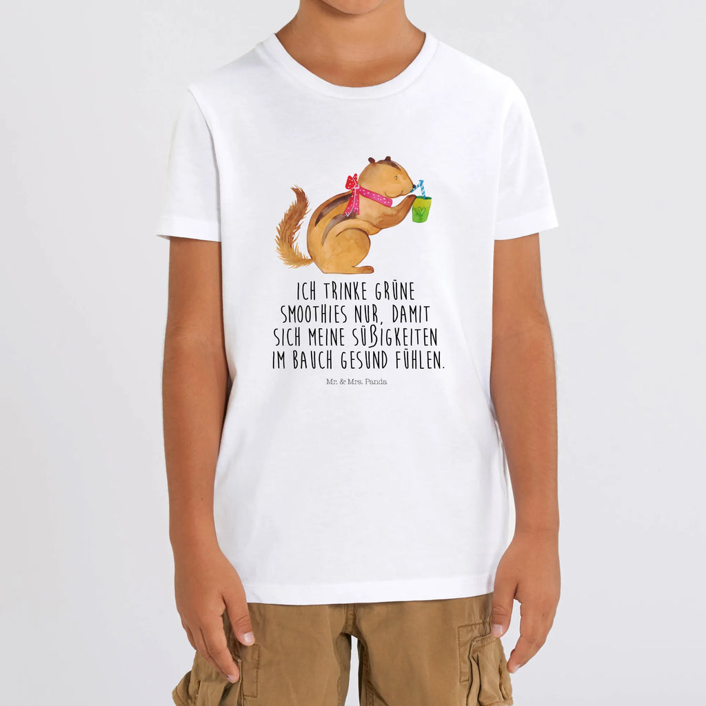 Organic Kinder T-Shirt Eichhörnchen Smoothie Kinder T-Shirt, Kinder T-Shirt Mädchen, Kinder T-Shirt Jungen, Tiermotive, Gute Laune, lustige Sprüche, Tiere, Green Smoothies, Diät, Abnehmen, Streifenhörnchen, Eichhörnchen