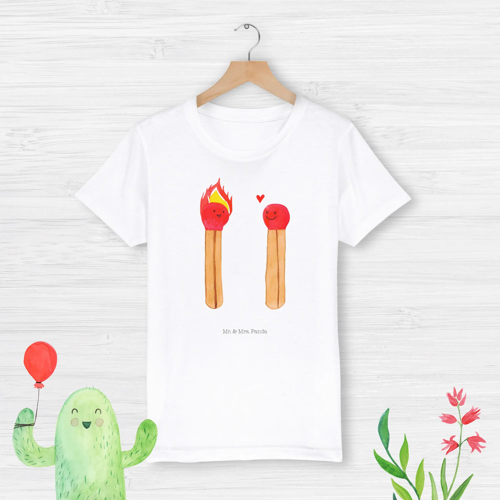 Organic Kinder T-Shirt Streichhölzer Kinder T-Shirt, Kinder T-Shirt Mädchen, Kinder T-Shirt Jungen, Liebe, Partner, Freund, Freundin, Ehemann, Ehefrau, Heiraten, Verlobung, Heiratsantrag, Liebesgeschenk, Jahrestag, Hocheitstag, Streichhölzer