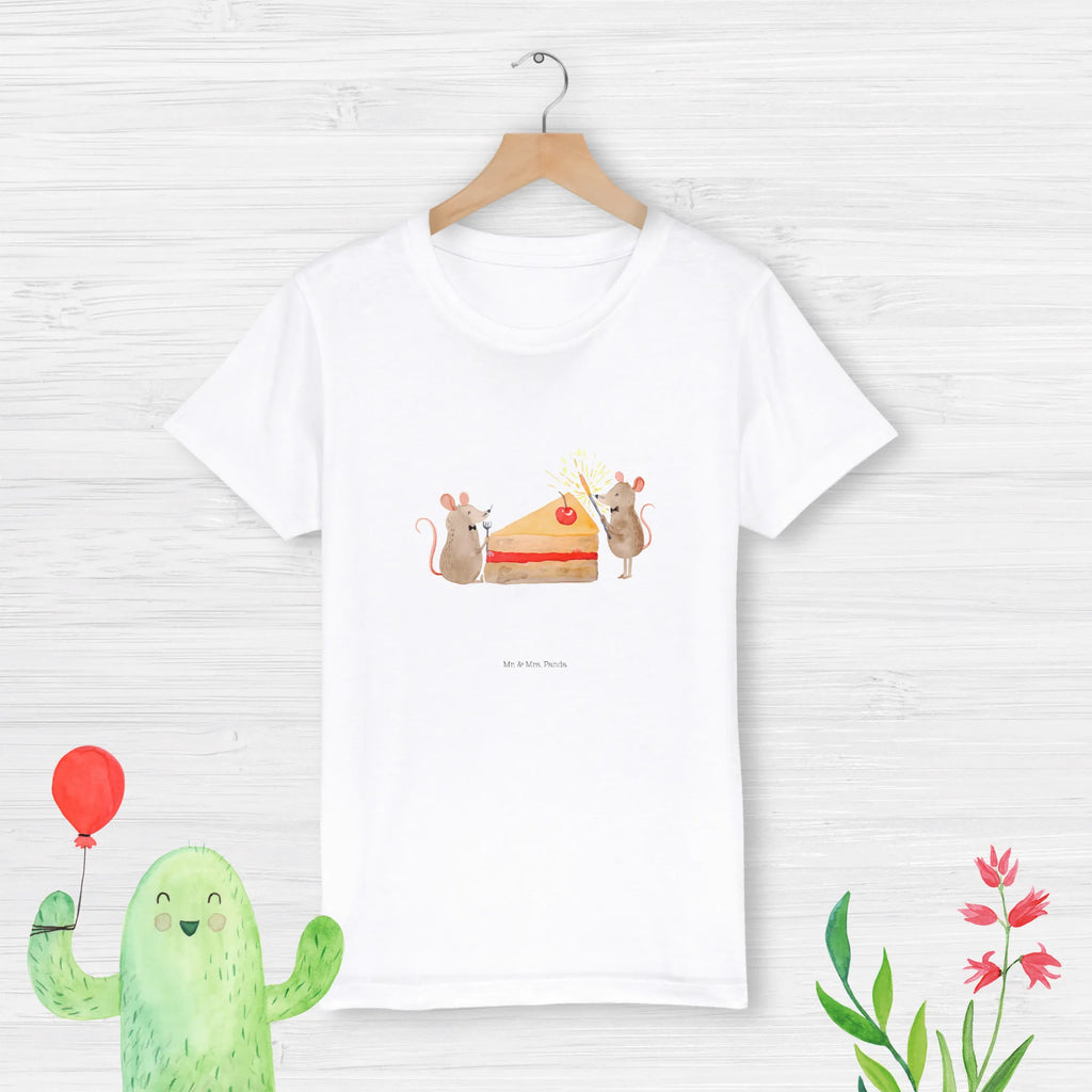 Organic Kinder T-Shirt Mäuse Kuchen Kinder T-Shirt, Kinder T-Shirt Mädchen, Kinder T-Shirt Jungen, Geburtstag, Geburtstagsgeschenk, Geschenk, Kuchen, Maus, Mäuse, Party, Leben, Glück