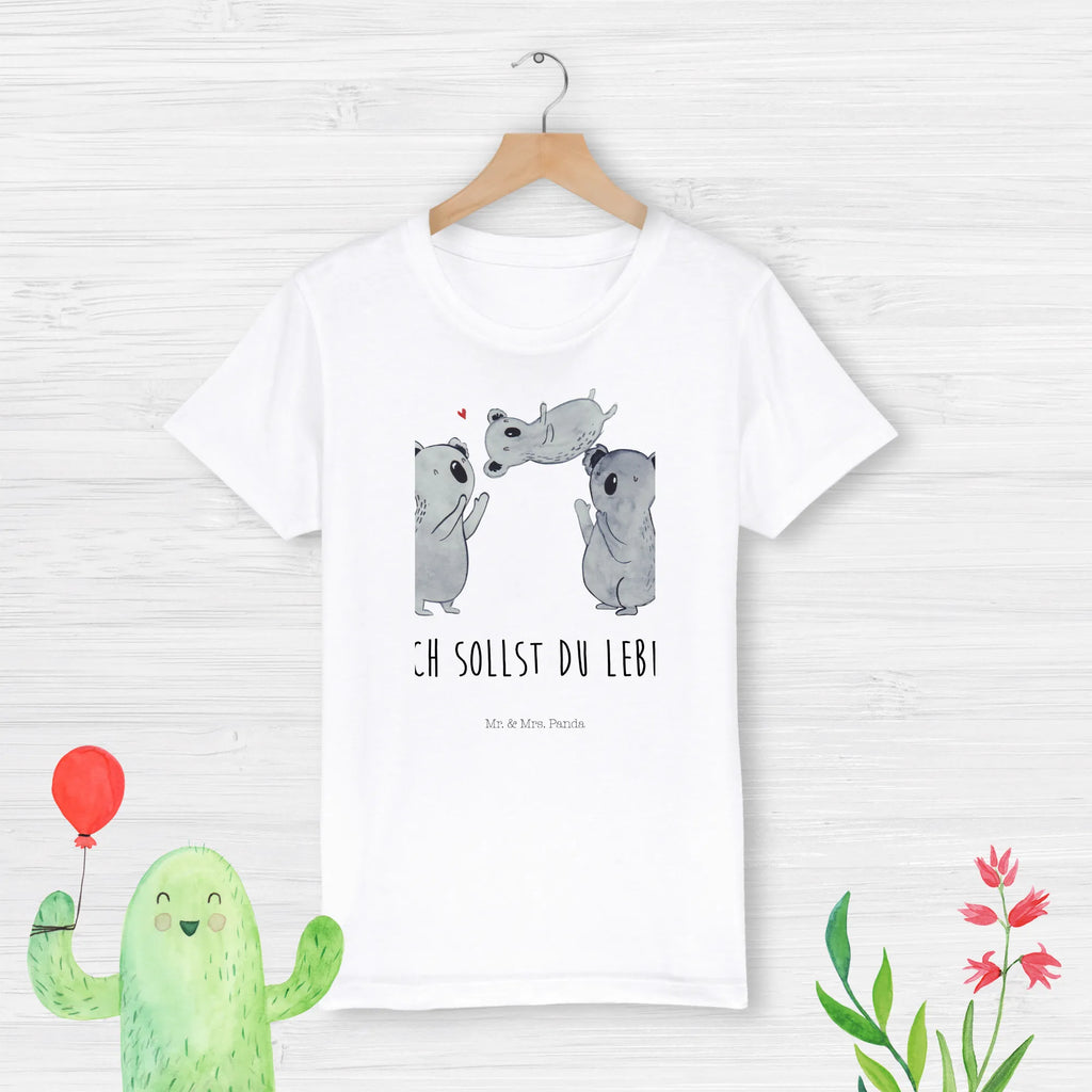 Organic Kinder T-Shirt Koala Feiern Sich Kinder T-Shirt, Kinder T-Shirt Mädchen, Kinder T-Shirt Jungen, Geburtstag, Geburtstagsgeschenk, Geschenk, Koala, Familie, Kind, Eltern, Herz, Liebe