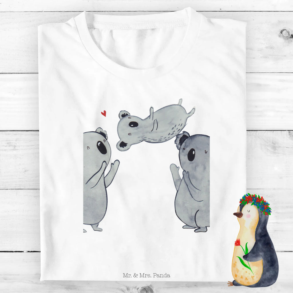 Organic Kinder T-Shirt Koala Feiern Sich Kinder T-Shirt, Kinder T-Shirt Mädchen, Kinder T-Shirt Jungen, Geburtstag, Geburtstagsgeschenk, Geschenk, Koala, Familie, Kind, Eltern, Herz, Liebe