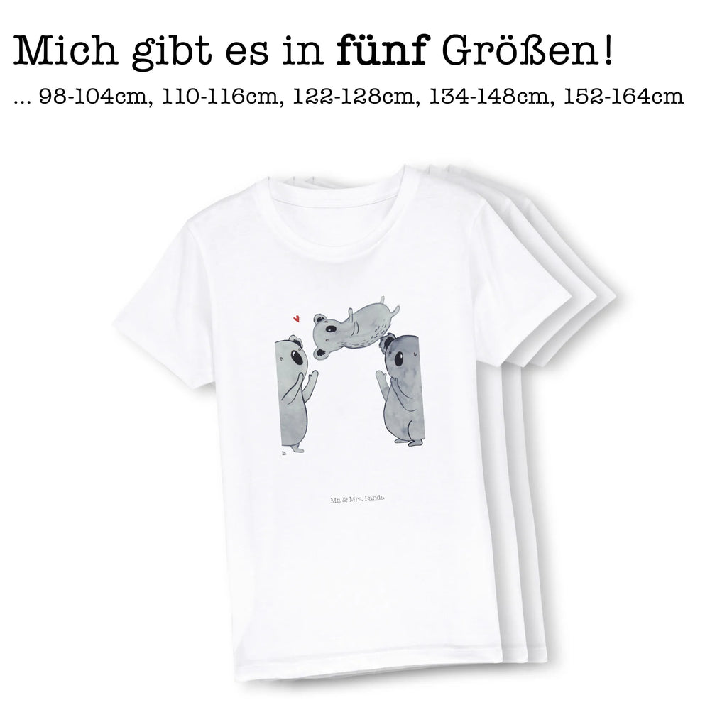 Organic Kinder T-Shirt Koala Feiern Sich Kinder T-Shirt, Kinder T-Shirt Mädchen, Kinder T-Shirt Jungen, Geburtstag, Geburtstagsgeschenk, Geschenk, Koala, Familie, Kind, Eltern, Herz, Liebe