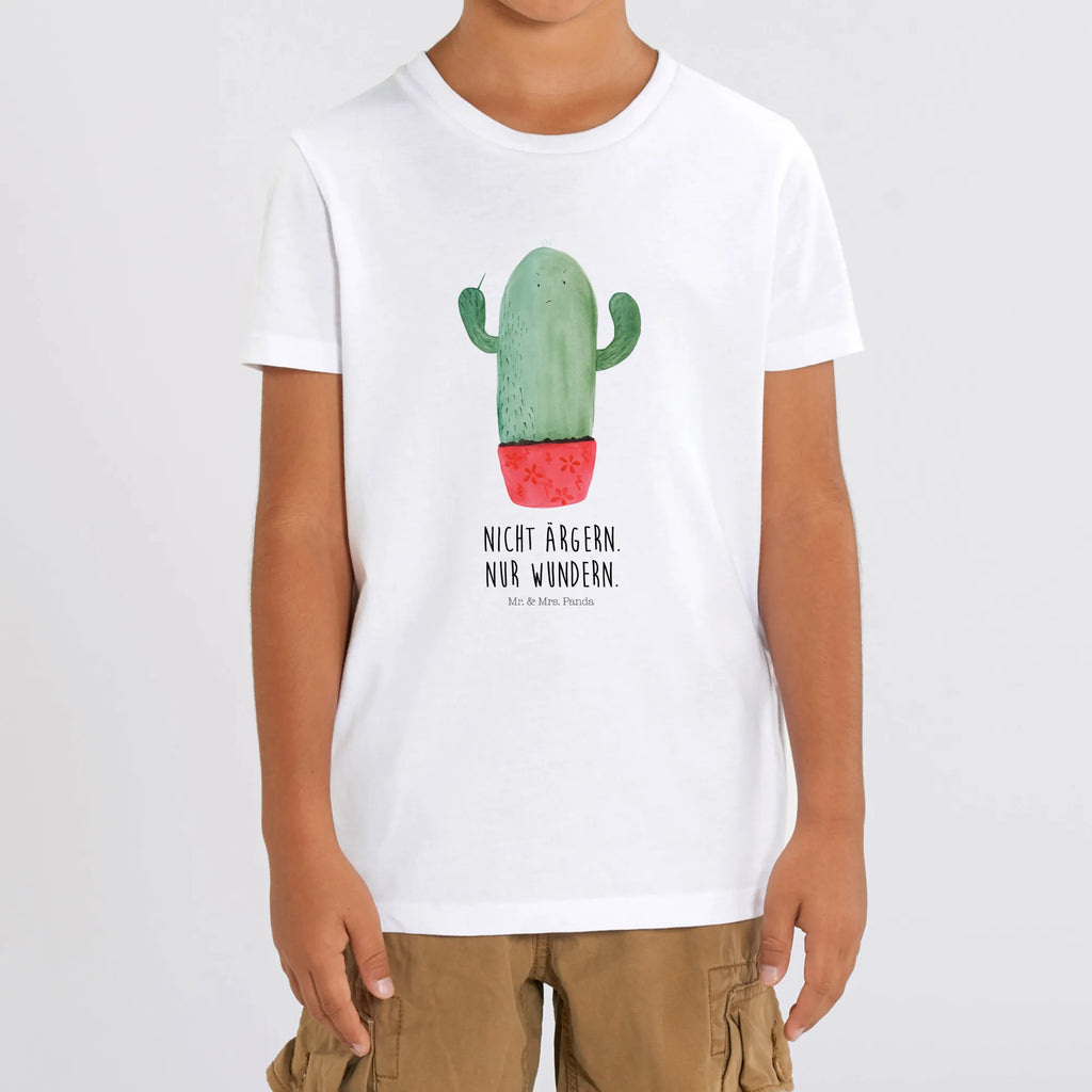 Organic Kinder T-Shirt Kaktus wütend Kinder T-Shirt, Kinder T-Shirt Mädchen, Kinder T-Shirt Jungen, Kaktus, Kakteen, ärgern, Büro, Schule, Büroalltag, Chefin, Kollege, Kollegin, wütend