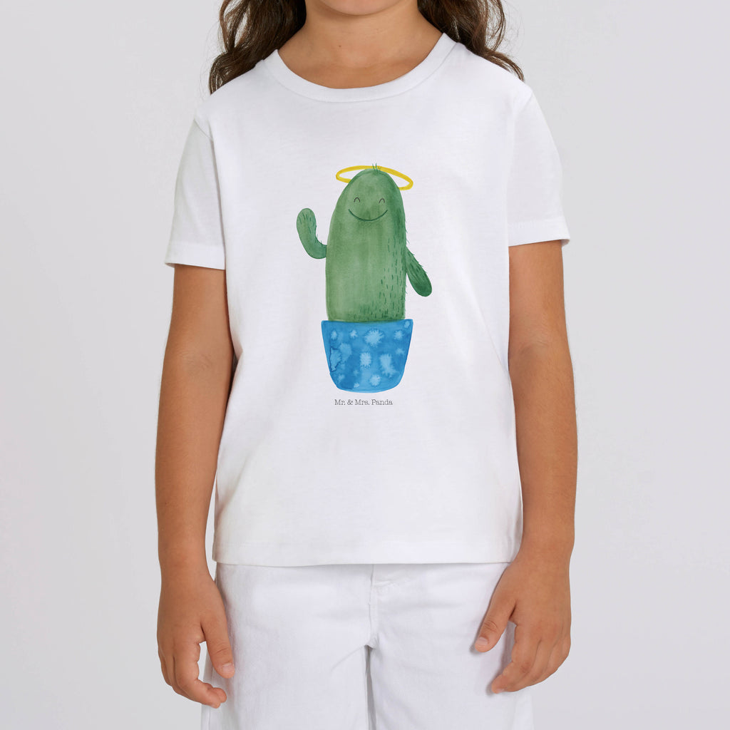 Organic Kinder T-Shirt Kaktus Heilig Kinder T-Shirt, Kinder T-Shirt Mädchen, Kinder T-Shirt Jungen, Kaktus, Kakteen, frech, lustig, Kind, Eltern, Familie, Bruder, Schwester, Schwestern, Freundin, Heiligenschein