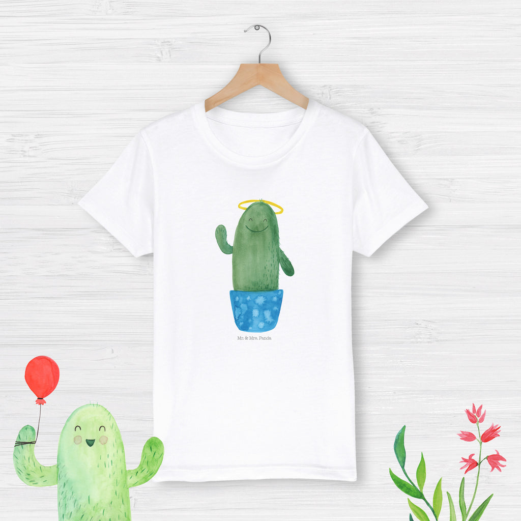 Organic Kinder T-Shirt Kaktus Heilig Kinder T-Shirt, Kinder T-Shirt Mädchen, Kinder T-Shirt Jungen, Kaktus, Kakteen, frech, lustig, Kind, Eltern, Familie, Bruder, Schwester, Schwestern, Freundin, Heiligenschein