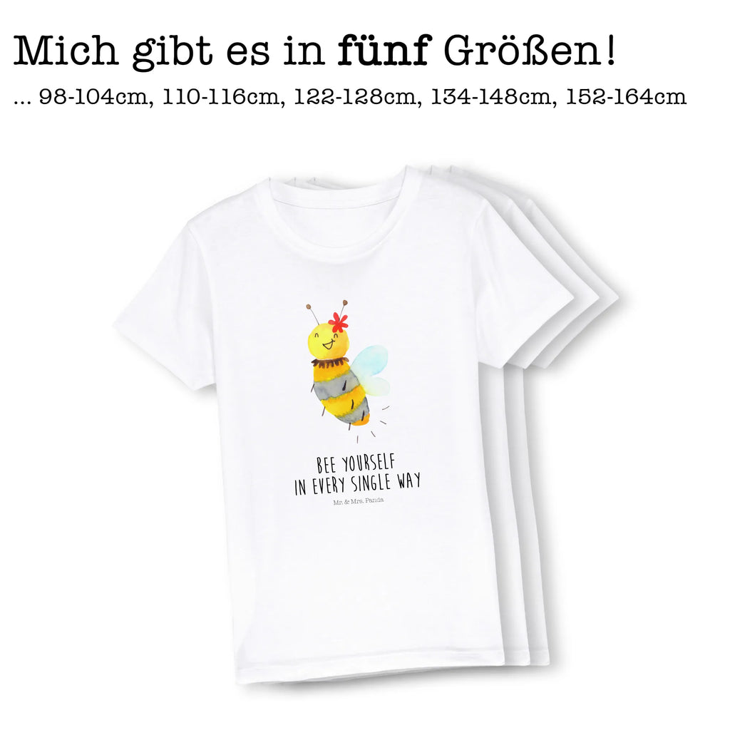 Organic Kinder T-Shirt Biene Blume Kinder T-Shirt, Kinder T-Shirt Mädchen, Kinder T-Shirt Jungen, Biene, Wespe, Hummel