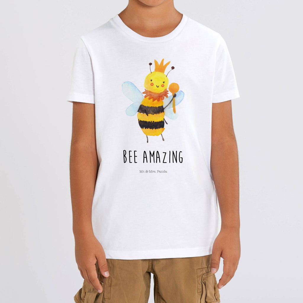 Organic Kinder T-Shirt Biene König Kinder T-Shirt, Kinder T-Shirt Mädchen, Kinder T-Shirt Jungen, Biene, Wespe, Hummel