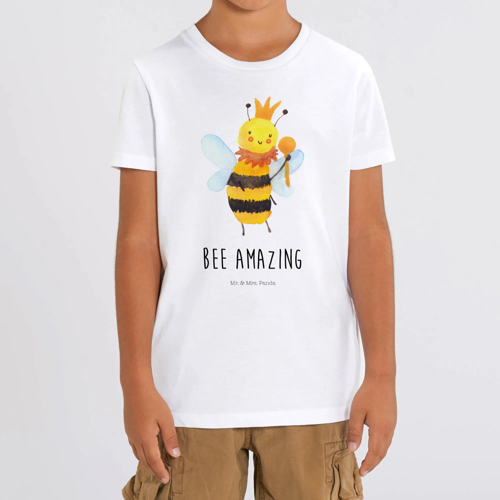 Organic Kinder T-Shirt Biene König Kinder T-Shirt, Kinder T-Shirt Mädchen, Kinder T-Shirt Jungen, Biene, Wespe, Hummel