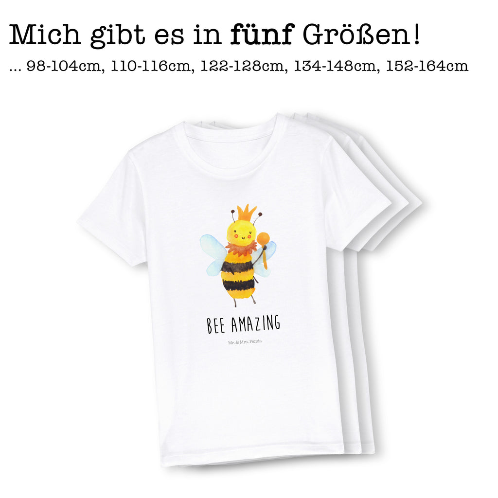 Organic Kinder T-Shirt Biene König Kinder T-Shirt, Kinder T-Shirt Mädchen, Kinder T-Shirt Jungen, Biene, Wespe, Hummel