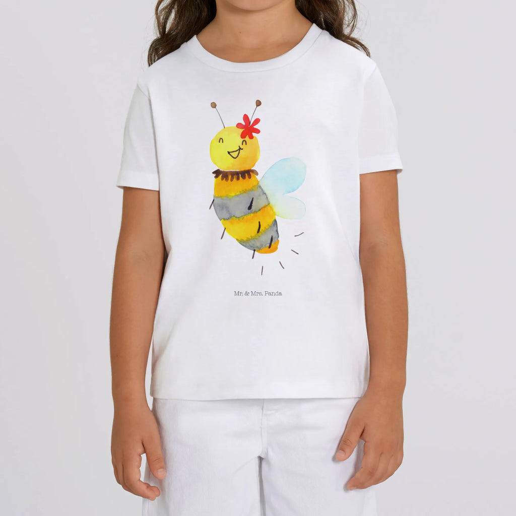 Organic Kinder T-Shirt Biene Blume Kinder T-Shirt, Kinder T-Shirt Mädchen, Kinder T-Shirt Jungen, Biene, Wespe, Hummel