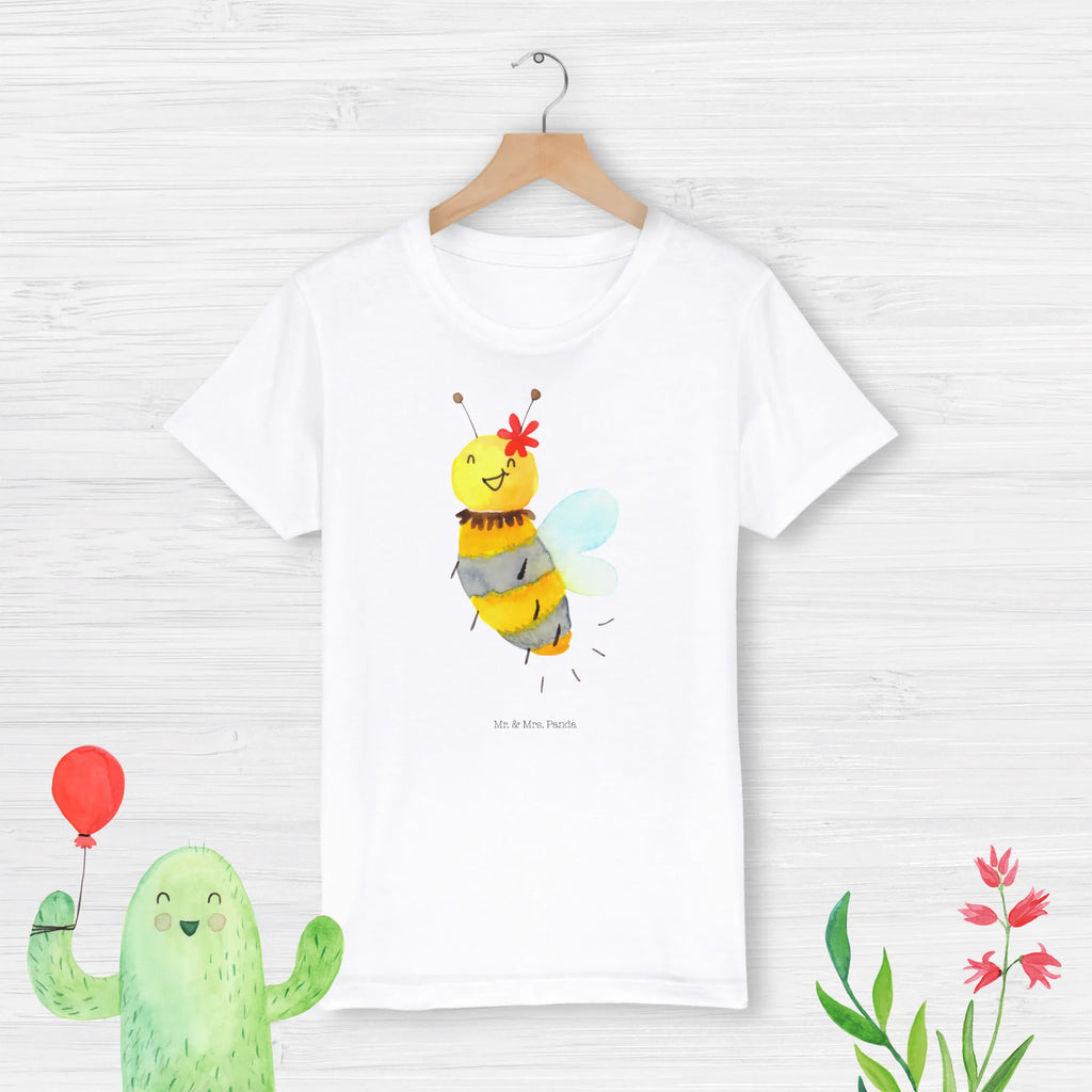 Organic Kinder T-Shirt Biene Blume Kinder T-Shirt, Kinder T-Shirt Mädchen, Kinder T-Shirt Jungen, Biene, Wespe, Hummel