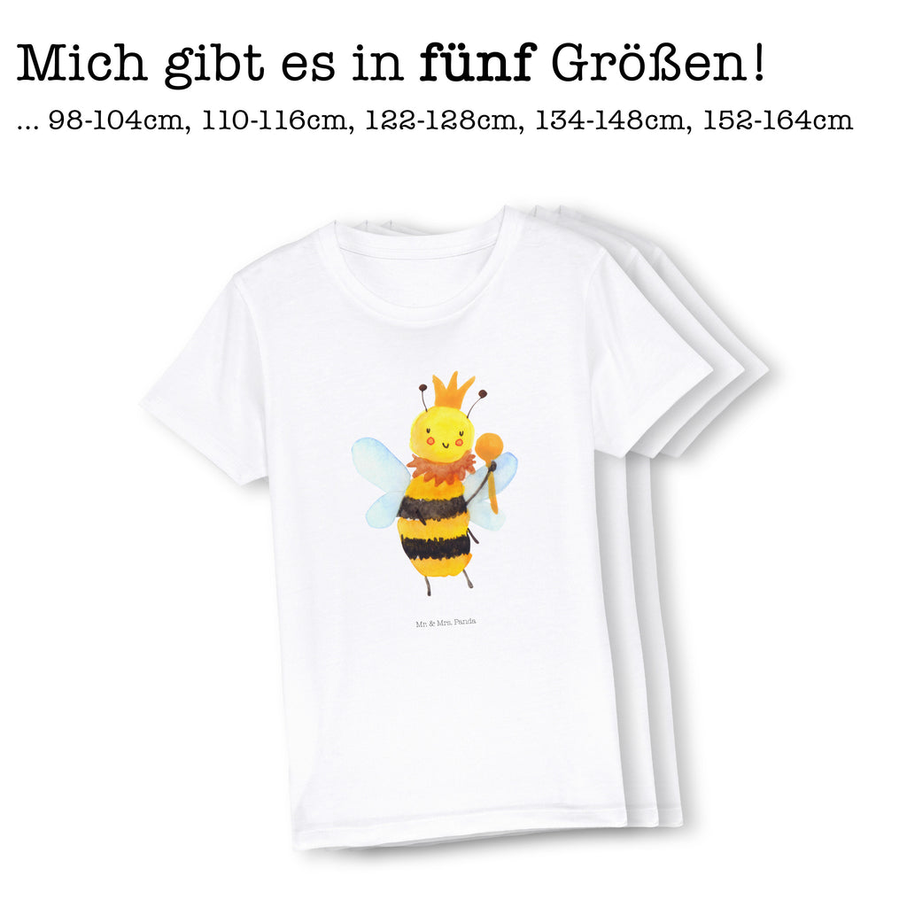 Organic Kinder T-Shirt Biene König Kinder T-Shirt, Kinder T-Shirt Mädchen, Kinder T-Shirt Jungen, Biene, Wespe, Hummel