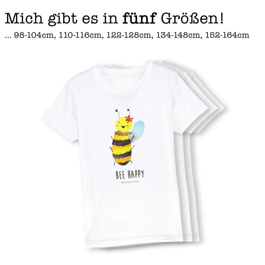 Organic Kinder T-Shirt Biene Happy Kinder T-Shirt, Kinder T-Shirt Mädchen, Kinder T-Shirt Jungen, Biene, Wespe, Hummel