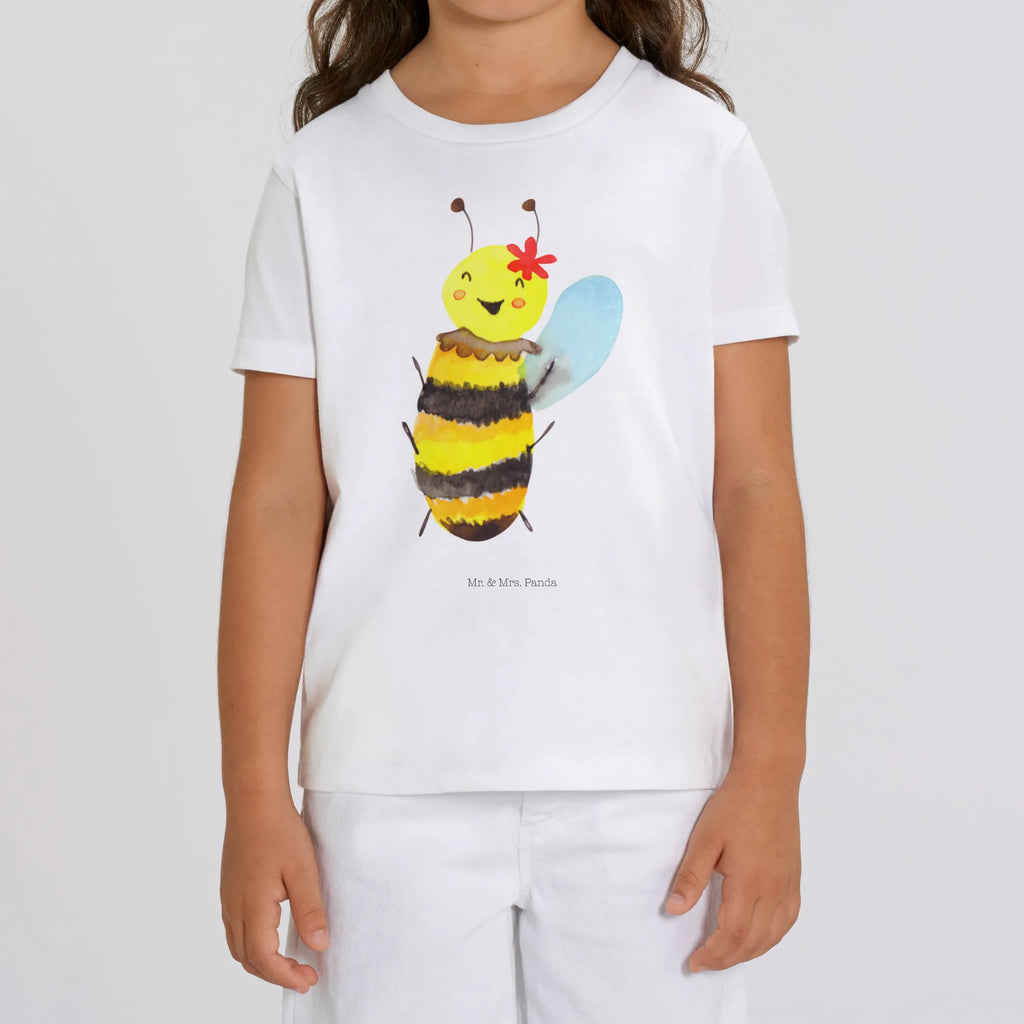 Organic Kinder T-Shirt Biene Happy Kinder T-Shirt, Kinder T-Shirt Mädchen, Kinder T-Shirt Jungen, Biene, Wespe, Hummel