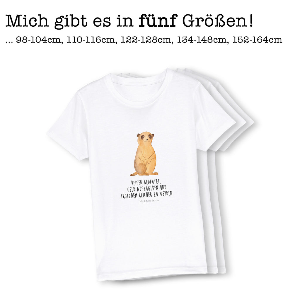 Organic Kinder T-Shirt Erdmännchen Kinder T-Shirt, Kinder T-Shirt Mädchen, Kinder T-Shirt Jungen, Afrika, Wildtiere, Erdmännchen, Reisen, Spruch, Weltreise, Afrikareise, Roadtrip, Traveling