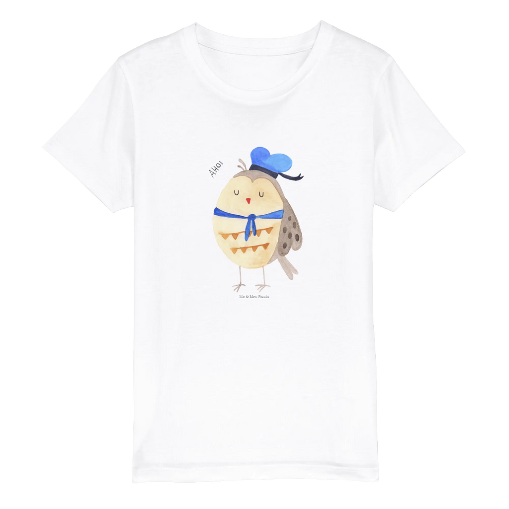 Organic Kinder T-Shirt Eule Matrose Kinder T-Shirt, Kinder T-Shirt Mädchen, Kinder T-Shirt Jungen, Eule, Eule Spruch, Eule Deko, Owl, Wortspiel lustig, Matrose, Freundin, Ehe, Seefahrer, Heimathafen, Hochzeitstag Geschenk