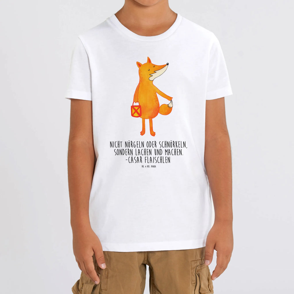 Organic Kinder T-Shirt Fuchs Laterne Kinder T-Shirt, Kinder T-Shirt Mädchen, Kinder T-Shirt Jungen, Fuchs, Füchse, Spruch trösten, Liebeskummer Spruch, Laterne, Sankt Martin, Laternenumzug, Aufmuntern, Cäsar Otto Hugo Flaischlen