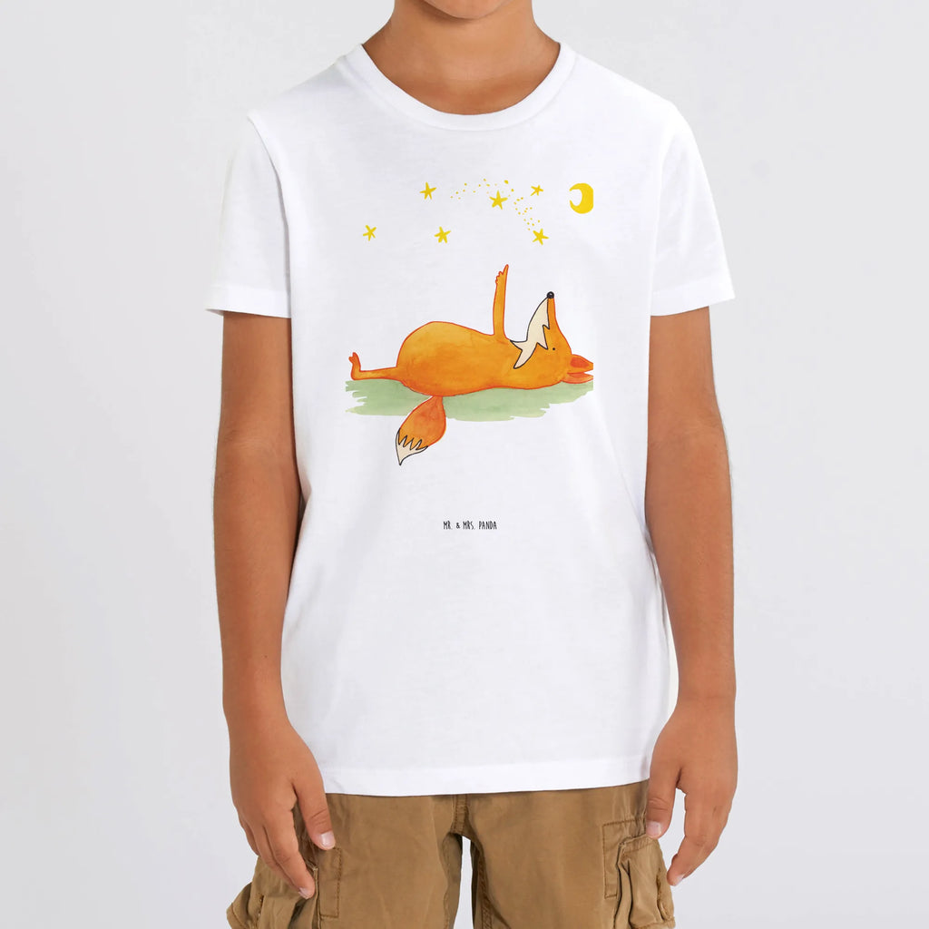 Organic Kinder T-Shirt Fuchs Sterne Kinder T-Shirt, Kinder T-Shirt Mädchen, Kinder T-Shirt Jungen, Fuchs, Füchse, tröstende Worte, Spruch positiv, Spruch schön, Romantik, Always Look on the Bright Side of Life