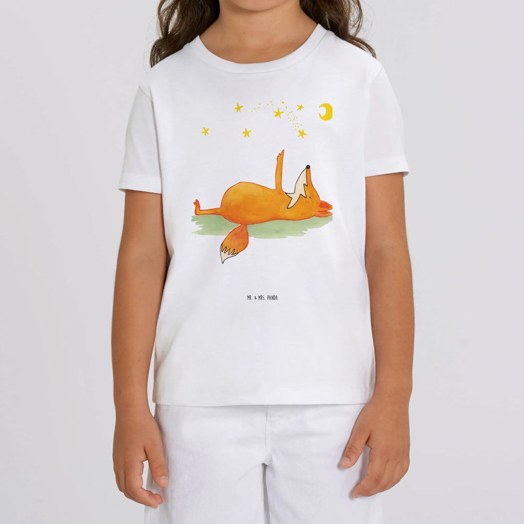 Organic Kinder T-Shirt Fuchs Sterne Kinder T-Shirt, Kinder T-Shirt Mädchen, Kinder T-Shirt Jungen, Fuchs, Füchse, tröstende Worte, Spruch positiv, Spruch schön, Romantik, Always Look on the Bright Side of Life