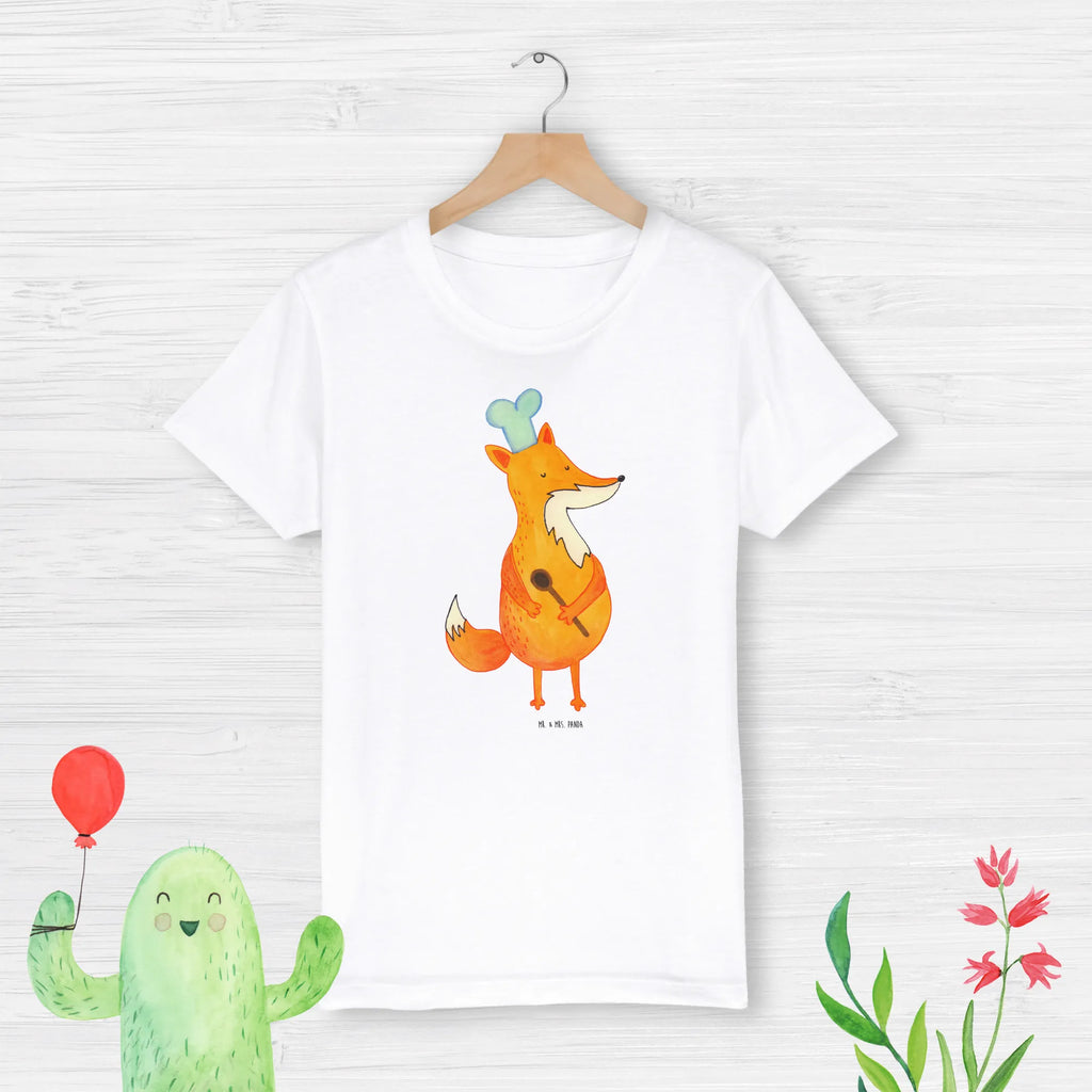 Organic Kinder T-Shirt Fuchs Koch Kinder T-Shirt, Kinder T-Shirt Mädchen, Kinder T-Shirt Jungen, Fuchs, Füchse, Koch Geschenk, Küche Spruch, Küche Deko, Köche, Bäcker, Party Spruch, Spruch lustig, witzig