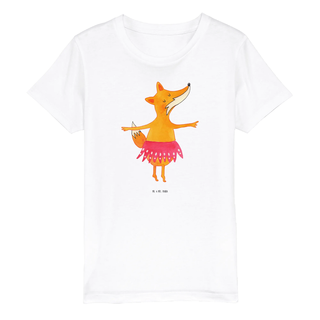 Organic Kinder T-Shirt Fuchs Ballerina Kinder T-Shirt, Kinder T-Shirt Mädchen, Kinder T-Shirt Jungen, Fuchs, Fuchs Spruch, Füchse, Füchsin, Ballerina, Ballett, Tänzerin, Tanzen, Party, Einladung, Geburtstag