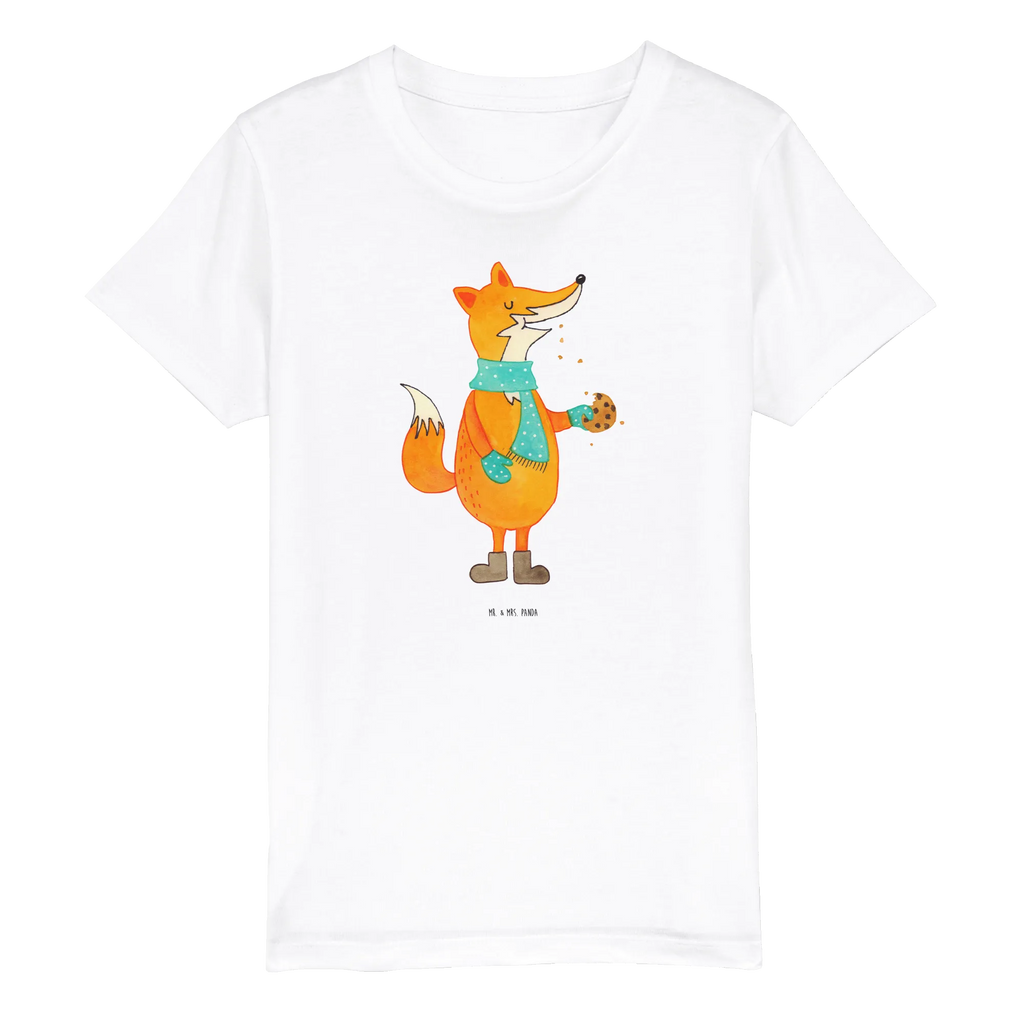 Organic Kinder T-Shirt Fuchs Keks Kinder T-Shirt, Kinder T-Shirt Mädchen, Kinder T-Shirt Jungen, Fuchs, Füchse, Backen Spruch, Kekse, Winter, Weihnachtszeit, Plätzchen, Liebe, Küche Deko