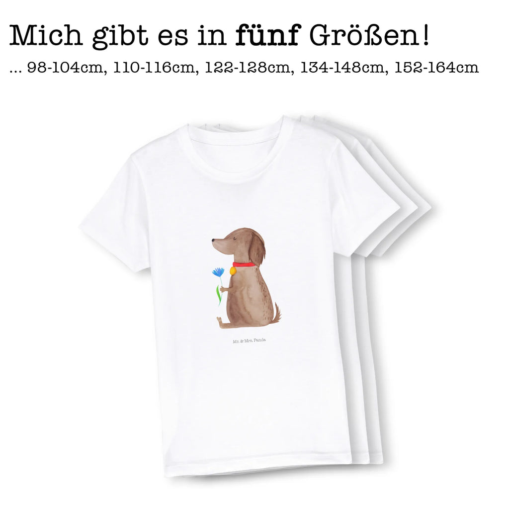 Organic Kinder T-Shirt Hund Blume Kinder T-Shirt, Kinder T-Shirt Mädchen, Kinder T-Shirt Jungen, Hund, Hundemotiv, Haustier, Hunderasse, Tierliebhaber, Hundebesitzer, Sprüche, Hunde, Frauchen, Hundeliebe