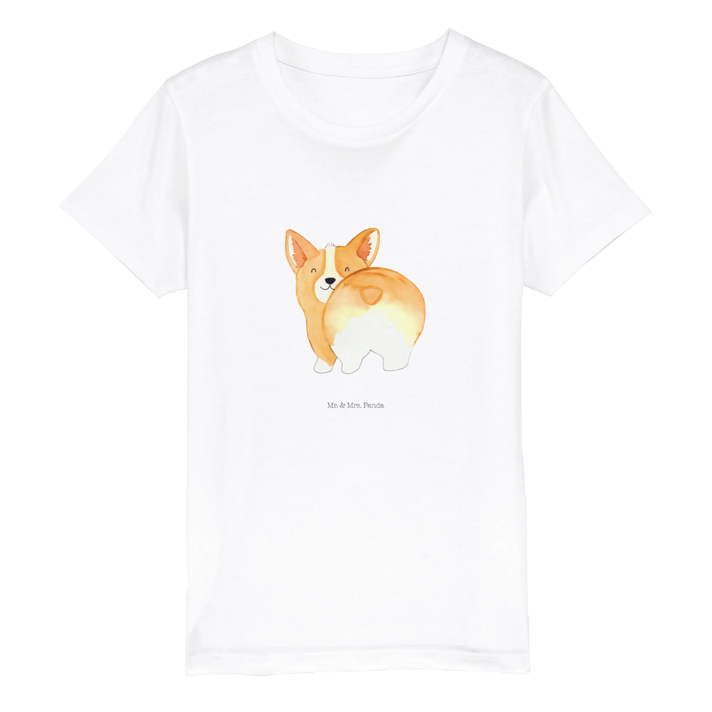 Organic Kinder T-Shirt Corgie Po Kinder T-Shirt, Kinder T-Shirt Mädchen, Kinder T-Shirt Jungen, Hund, Hundemotiv, Haustier, Hunderasse, Tierliebhaber, Hundebesitzer, Sprüche, Corgie, Hundeliebe, Motivation, Selbstliebe, Spruch