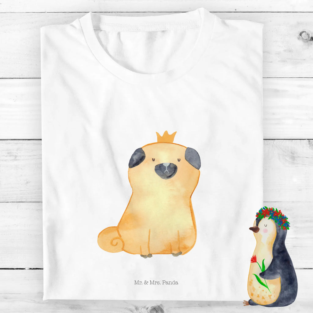 Organic Kinder T-Shirt Mops Krone Kinder T-Shirt, Kinder T-Shirt Mädchen, Kinder T-Shirt Jungen, Hund, Hundemotiv, Haustier, Hunderasse, Tierliebhaber, Hundebesitzer, Sprüche, Mops, allergisch, kinderlos, Hausregel, Hundebesitzer. Spruch, lustig