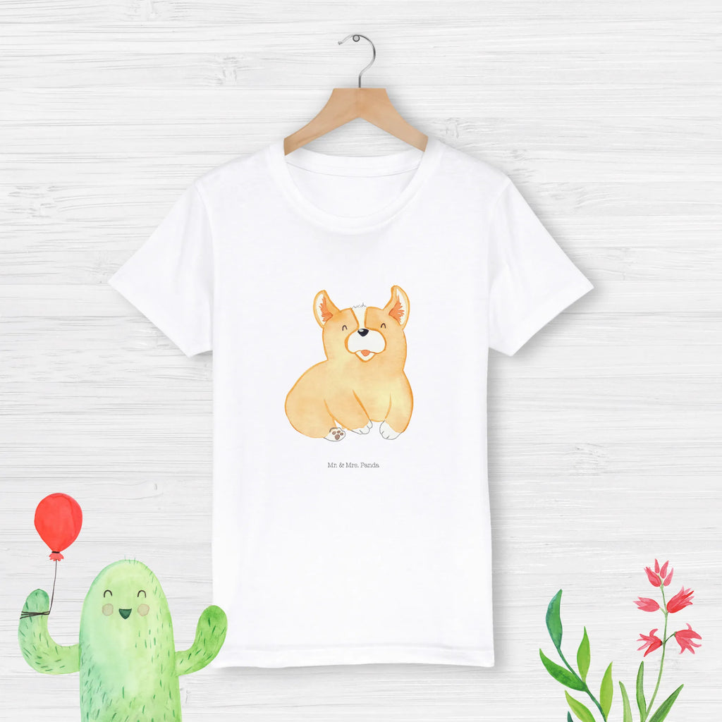 Organic Kinder T-Shirt Corgie Kinder T-Shirt, Kinder T-Shirt Mädchen, Kinder T-Shirt Jungen, Hund, Hundemotiv, Haustier, Hunderasse, Tierliebhaber, Hundebesitzer, Sprüche, Corgie, Welsh Corgie Pembroke, britisch, Motivation, Spruch, Hundespruch, Lebensfreude