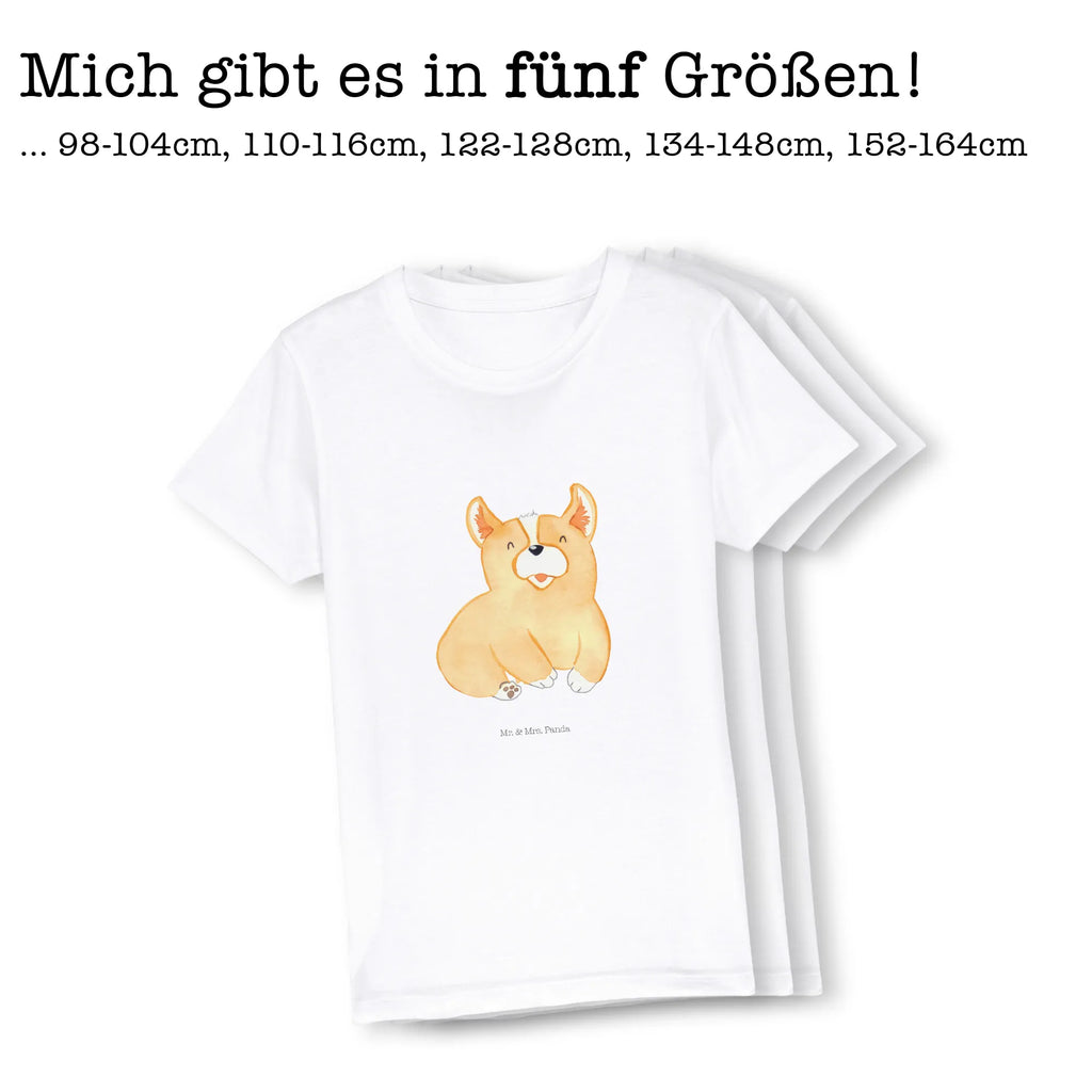 Organic Kinder T-Shirt Corgie Kinder T-Shirt, Kinder T-Shirt Mädchen, Kinder T-Shirt Jungen, Hund, Hundemotiv, Haustier, Hunderasse, Tierliebhaber, Hundebesitzer, Sprüche, Corgie, Welsh Corgie Pembroke, britisch, Motivation, Spruch, Hundespruch, Lebensfreude