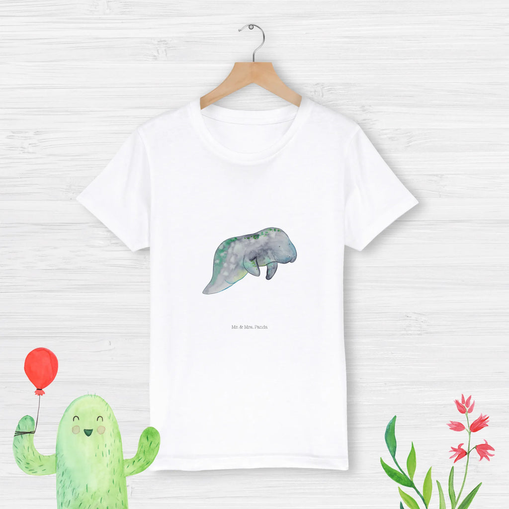 Organic Kinder T-Shirt Seekuh Chillen Kinder T-Shirt, Kinder T-Shirt Mädchen, Kinder T-Shirt Jungen, Meerestiere, Meer, Urlaub, Seekuh, Seekühe, Diät, Abnehmen, Zucker, Diätwahn, Essen, Süßigkeiten