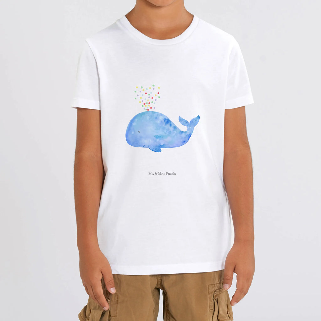 Organic Kinder T-Shirt Wal Konfetti Kinder T-Shirt, Kinder T-Shirt Mädchen, Kinder T-Shirt Jungen, Meerestiere, Meer, Urlaub, Wal, Konfetti, Wale, Motivation, Neuanfang, Trennung, Diät, Abnehmen, Neustart, Lebensabschnitt, Geburtstag