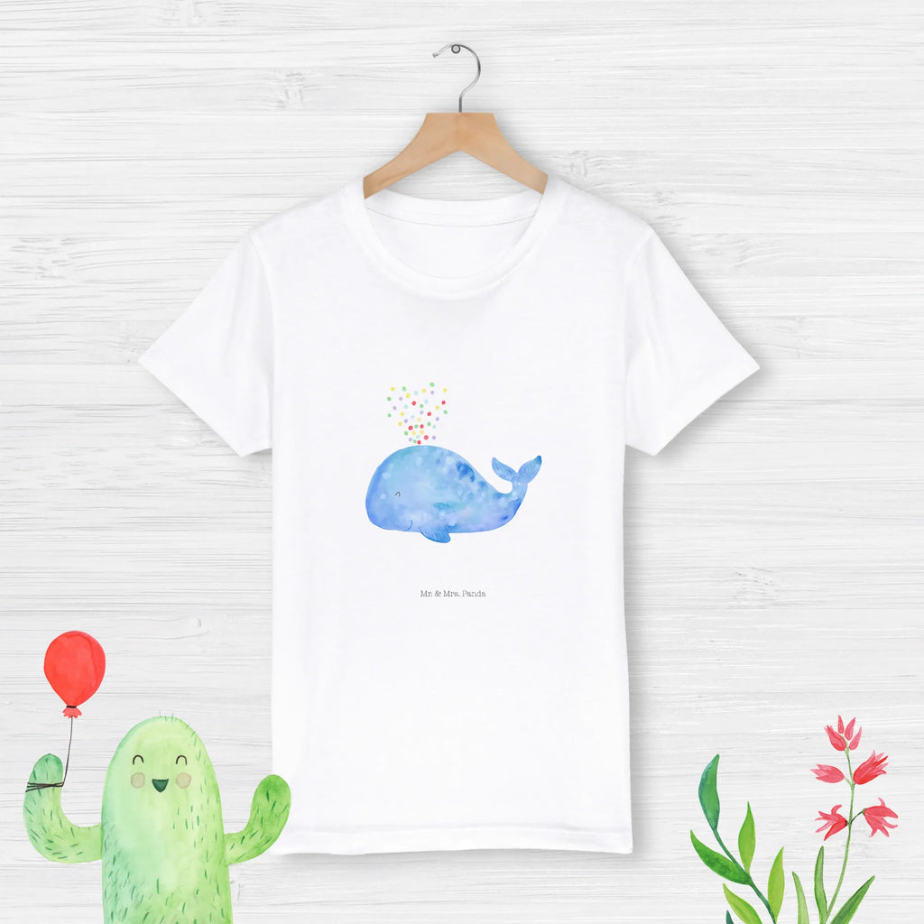 Organic Kinder T-Shirt Wal Konfetti Kinder T-Shirt, Kinder T-Shirt Mädchen, Kinder T-Shirt Jungen, Meerestiere, Meer, Urlaub, Wal, Konfetti, Wale, Motivation, Neuanfang, Trennung, Diät, Abnehmen, Neustart, Lebensabschnitt, Geburtstag