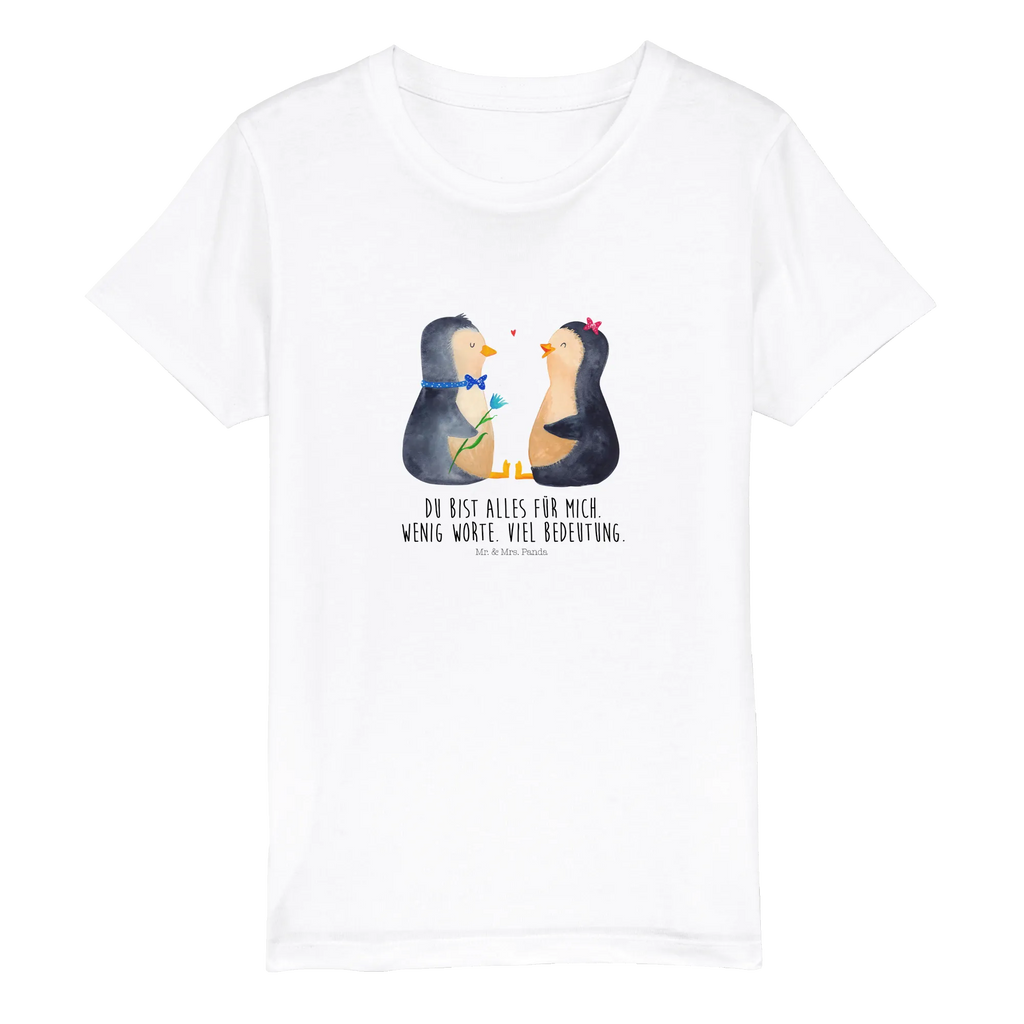 Organic Kinder T-Shirt Pinguin Pärchen Kinder T-Shirt, Kinder T-Shirt Mädchen, Kinder T-Shirt Jungen, Pinguin, Pinguine, Liebe, Liebespaar, Liebesbeweis, Liebesgeschenk, Verlobung, Jahrestag, Hochzeitstag, Hochzeit, Hochzeitsgeschenk, große Liebe, Traumpaar