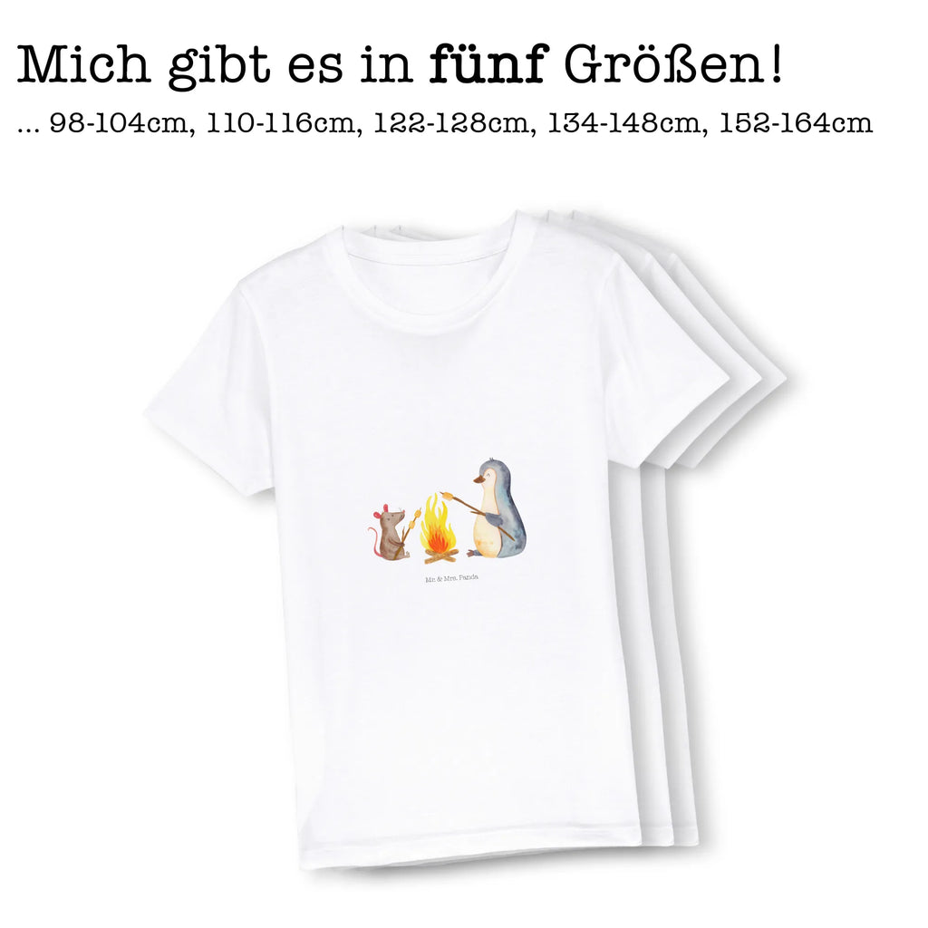 Organic Kinder T-Shirt Pinguin Lagerfeuer Kinder T-Shirt, Kinder T-Shirt Mädchen, Kinder T-Shirt Jungen, Pinguin, Maus, Pinguine, Lagerfeuer, Leben, Arbeit, Job, Motivation, Büro, Büroalltag, Lebensspruch, Lebensmotivation, Neustart, Liebe, grillen, Feuer, Marshmallows