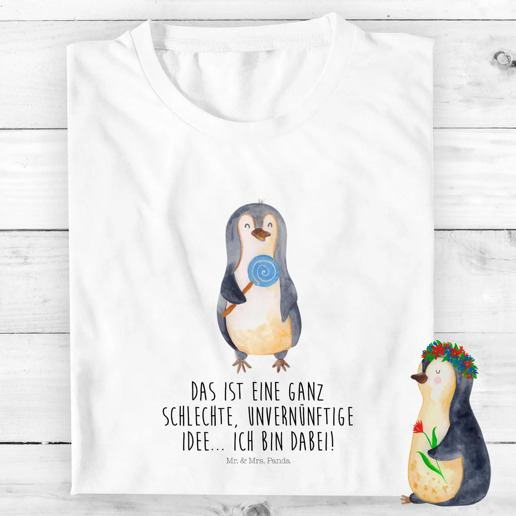 Organic Kinder T-Shirt Pinguin Lolli Kinder T-Shirt, Kinder T-Shirt Mädchen, Kinder T-Shirt Jungen, Pinguin, Pinguine, Lolli, Süßigkeiten, Blödsinn, Spruch, Rebell, Gauner, Ganove, Rabauke