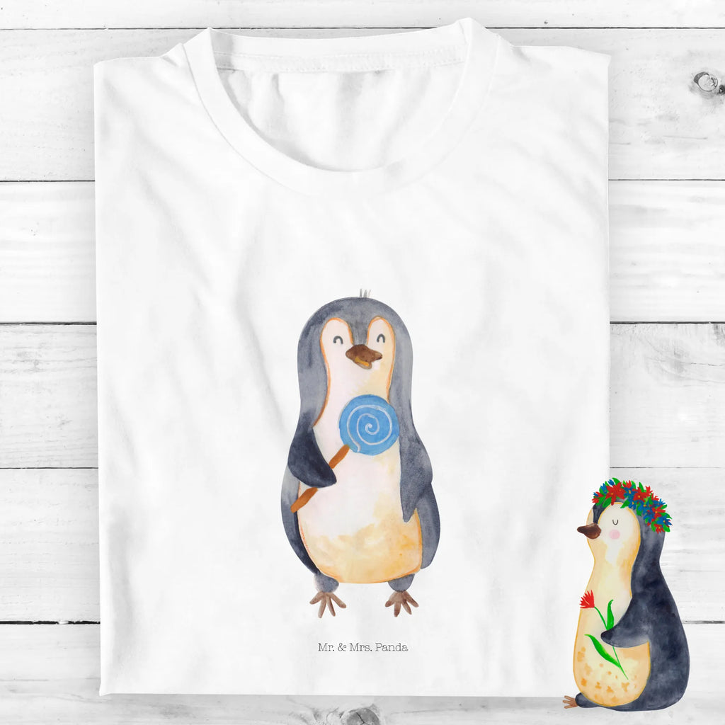 Organic Kinder T-Shirt Pinguin Lolli Kinder T-Shirt, Kinder T-Shirt Mädchen, Kinder T-Shirt Jungen, Pinguin, Pinguine, Lolli, Süßigkeiten, Blödsinn, Spruch, Rebell, Gauner, Ganove, Rabauke