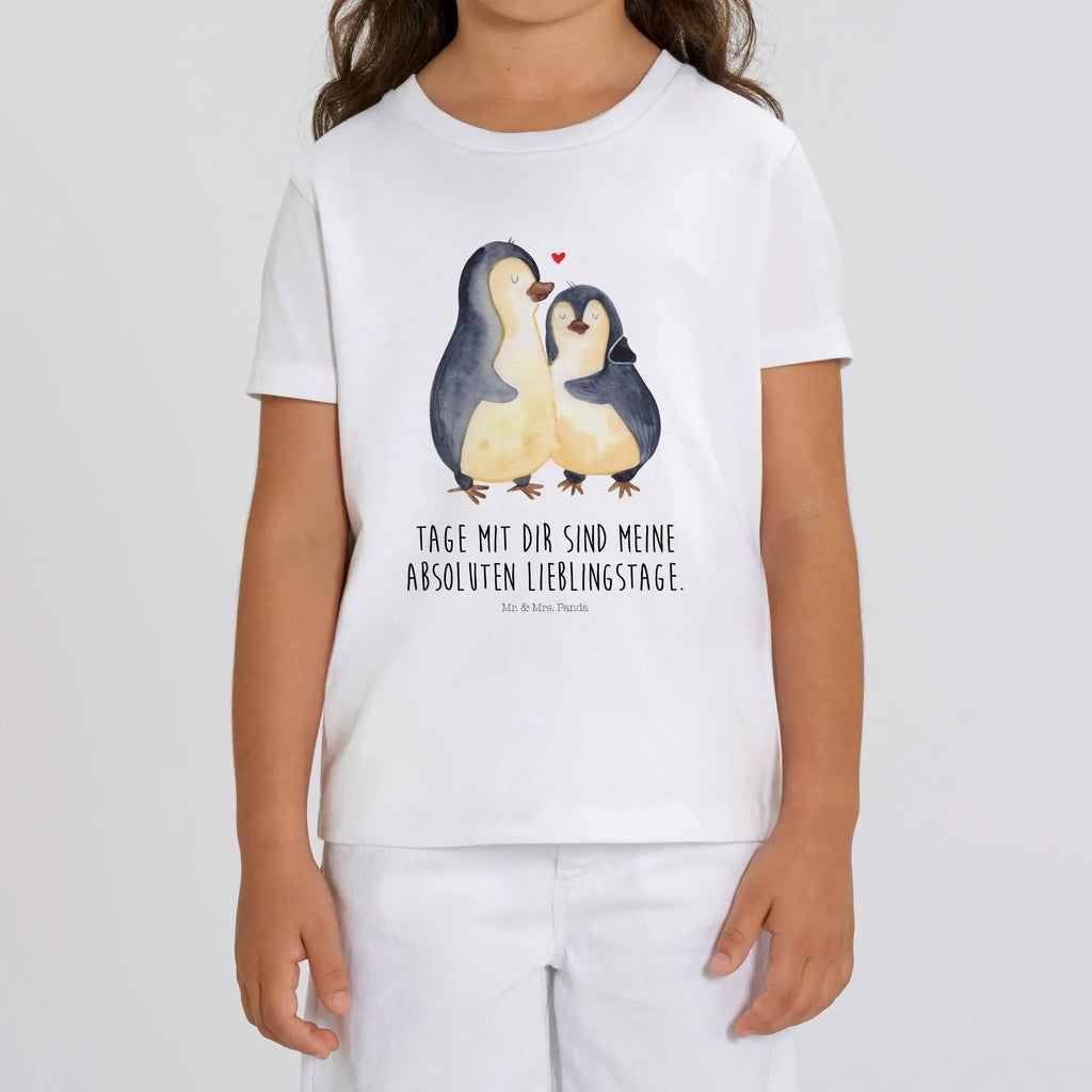 Organic Kinder T-Shirt Pinguin umarmen Kinder T-Shirt, Kinder T-Shirt Mädchen, Kinder T-Shirt Jungen, Pinguin, Liebe, Liebespaar, Liebesbeweis, Liebesgeschenk, Verlobung, Jahrestag, Hochzeitstag, Hochzeit, Hochzeitsgeschenk